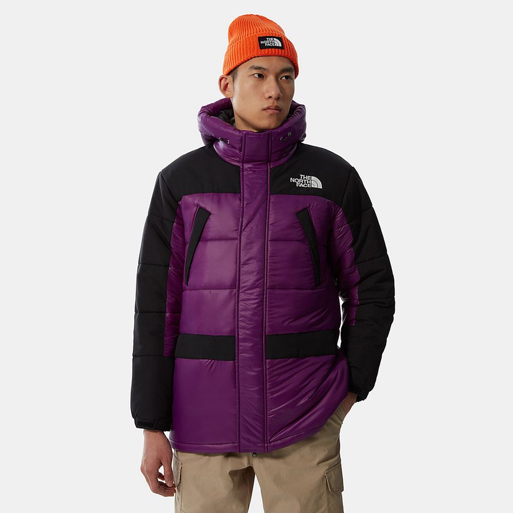 The North Face Parka Mens Australia - The North Face Himalayan Insulated Purple (LJM-347286)